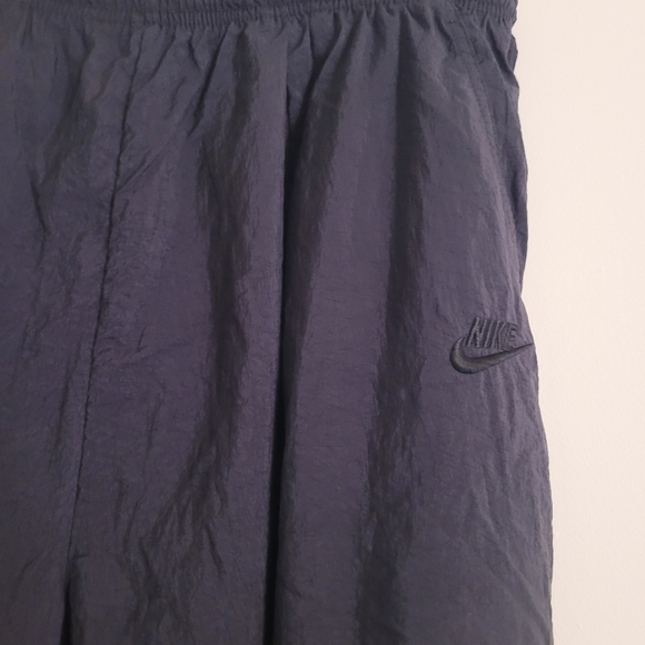 Vintage Nike Windbreaker Zip Ankle Black Men's XL Warm Up Swoosh - Picture 4 of 16